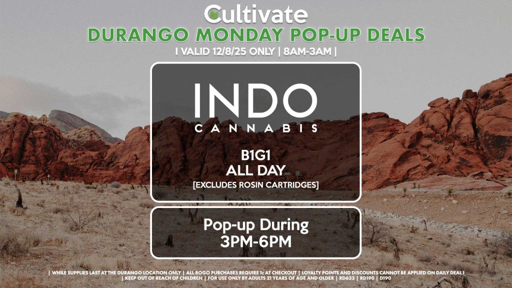 INDO (D) B1G1 ALL DAY Pop-Up During 3PM-6PM