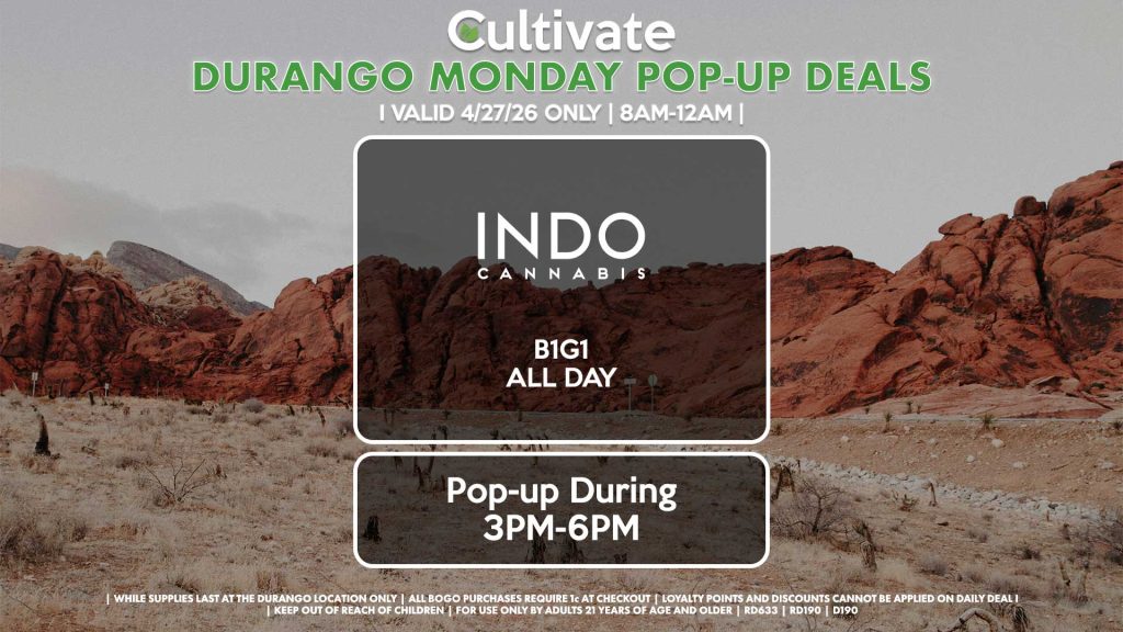 INDO (D) B1G1 ALL DAY Pop-Up During 3PM-6PM