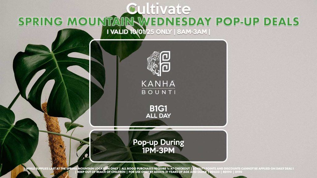 BOUNTI/KANHA (SM) B1G1 ALL DAY Pop-up During 1PM-3PM