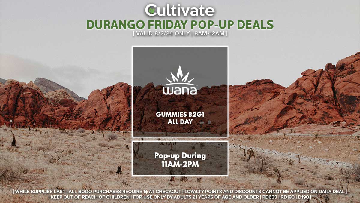 Airo Las Vegas Cultivate Durango Pop-ups