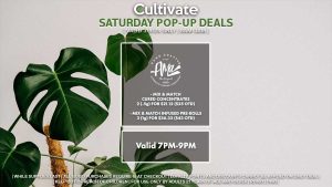 AMA (S) Cured Concentrates 2 (.5g) for $21.12 ($25 OTD) Mix & Match Infused Pre-Rolls 3 (1g) for $36.32 ($43 OTD) Valid 7PM-9PM