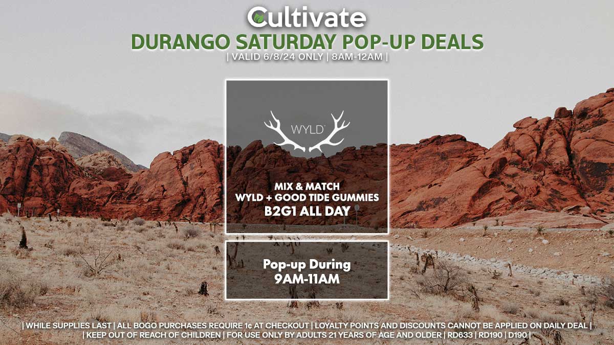 Wyld Las Vegas Cultivate Durango Pop-up