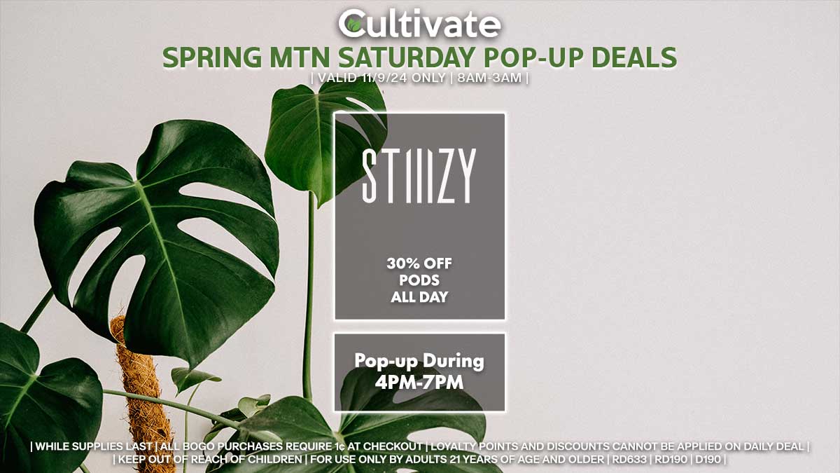 Stiiizy Las Vegas Cultivate Spring Mountain