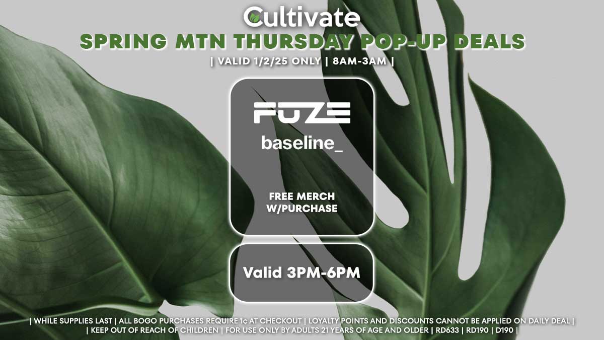 Fuze Baseline Las Vegas Cultivate Spring Mountain Pop-ups