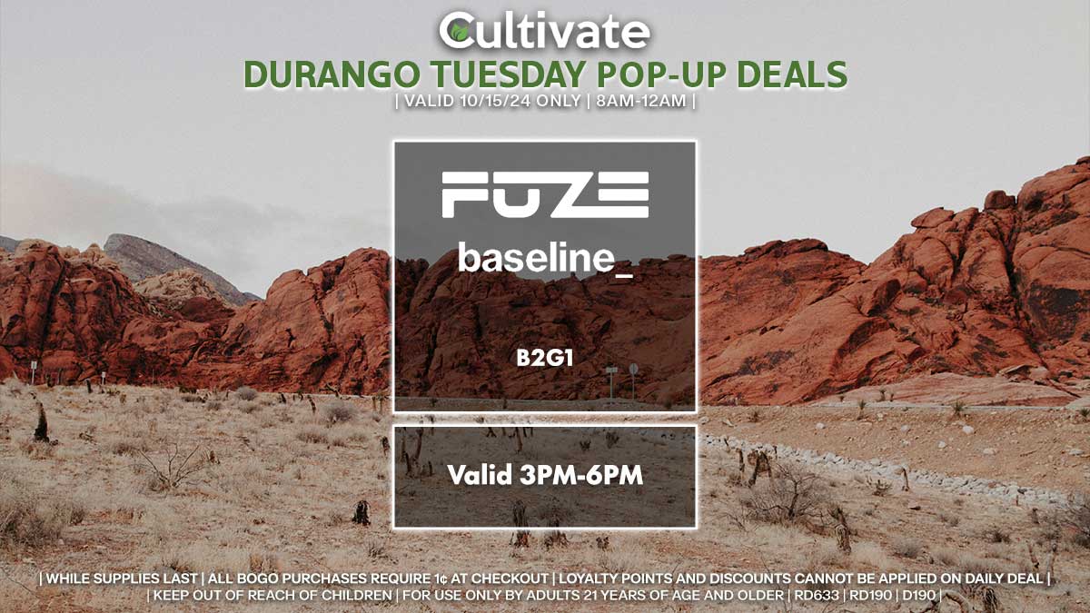 Fuze Baseline Cultivate Durango Pop-ups